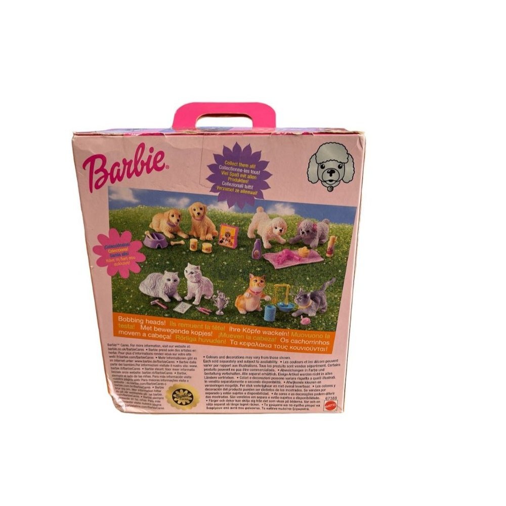 2002 Barbie Kids Toy Set Dogs In The Park Washing Kit #67388 - Picture 2 of 2